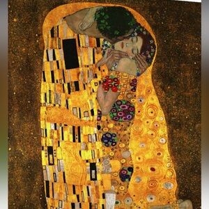 Umbrella: The Kiss by Klimt